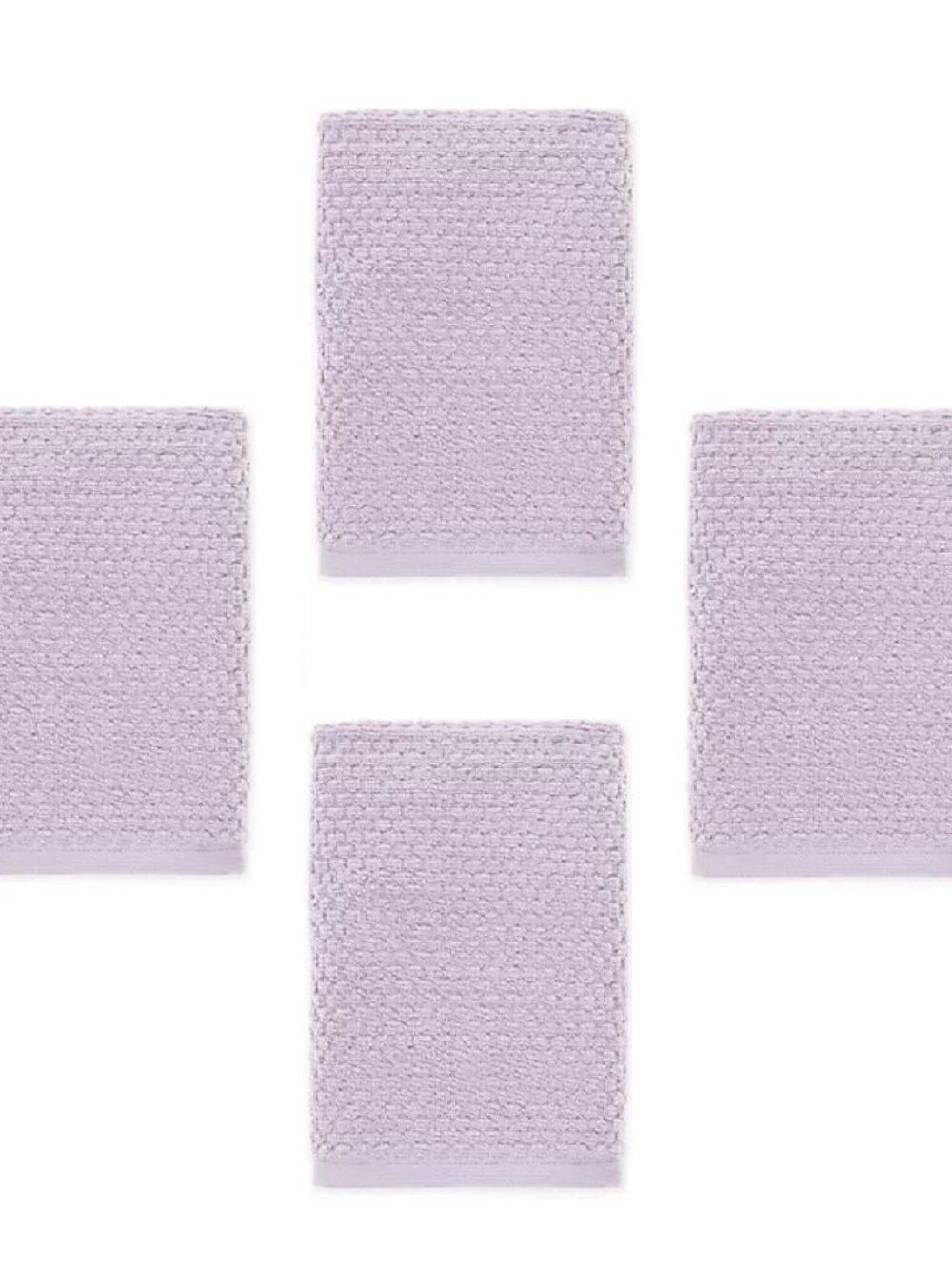 4 brand new Wild Sage Savannah 90% Cotton 16x28" HAND Towels in LAVENDER color